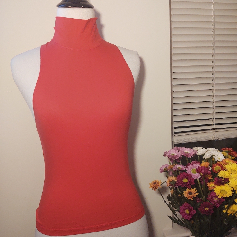 Express | Mock Neck Tank | Size S